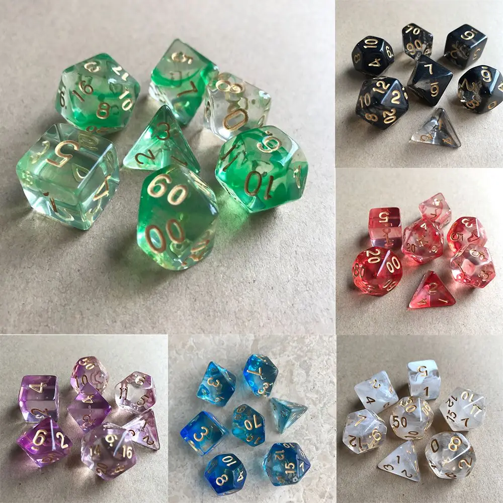 Dados poliédricos D&D multifacéticos para TRPG – Accesorio de juego - imagen 5