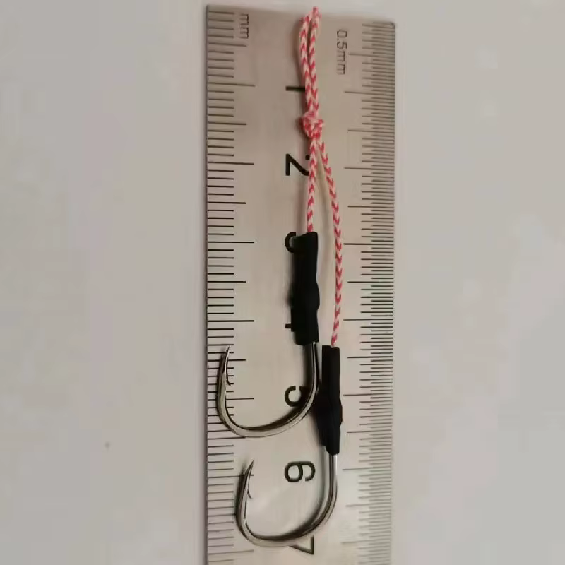 Señuelo jig con pluma de acero al carbono y anzuelo con púas - imagen 4