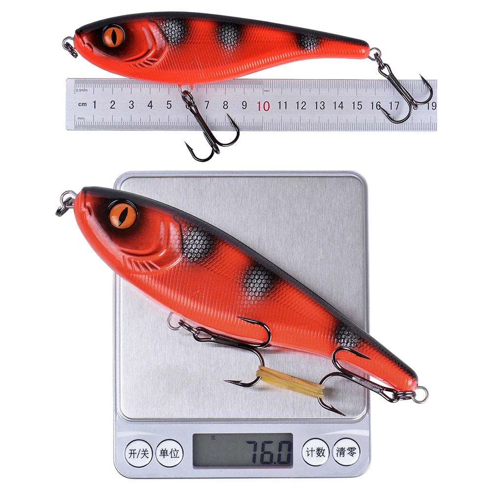 CFLURE Jerkbait para pesca del lucio, hundimiento lento - imagen 5