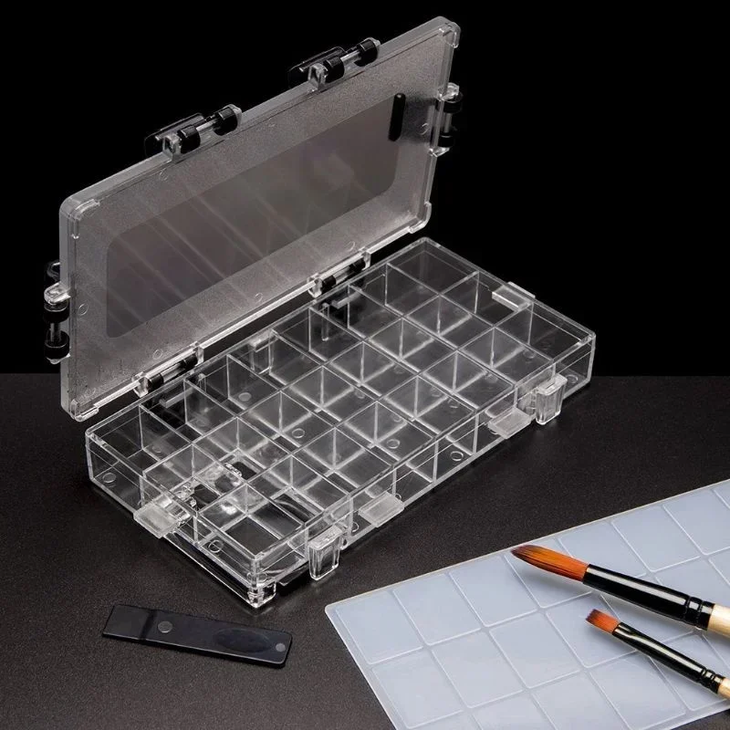 Paleta de acuarela estanca con compartimentos para pintura y mezcla - imagen 3
