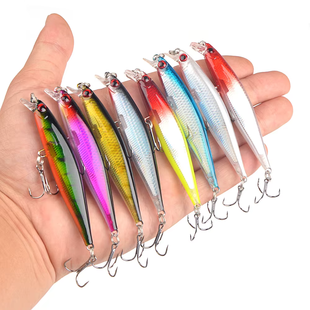 Señuelo Minnow Wobbler Crankbait hundido para carpa y Lucio