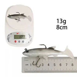 Swimbait T-tail blando para lubina – Cebo artificial