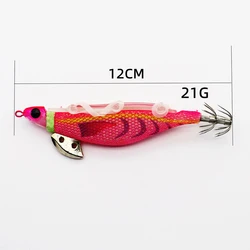 Señuelos luminosos para pesca de mar – Calamar y camarón