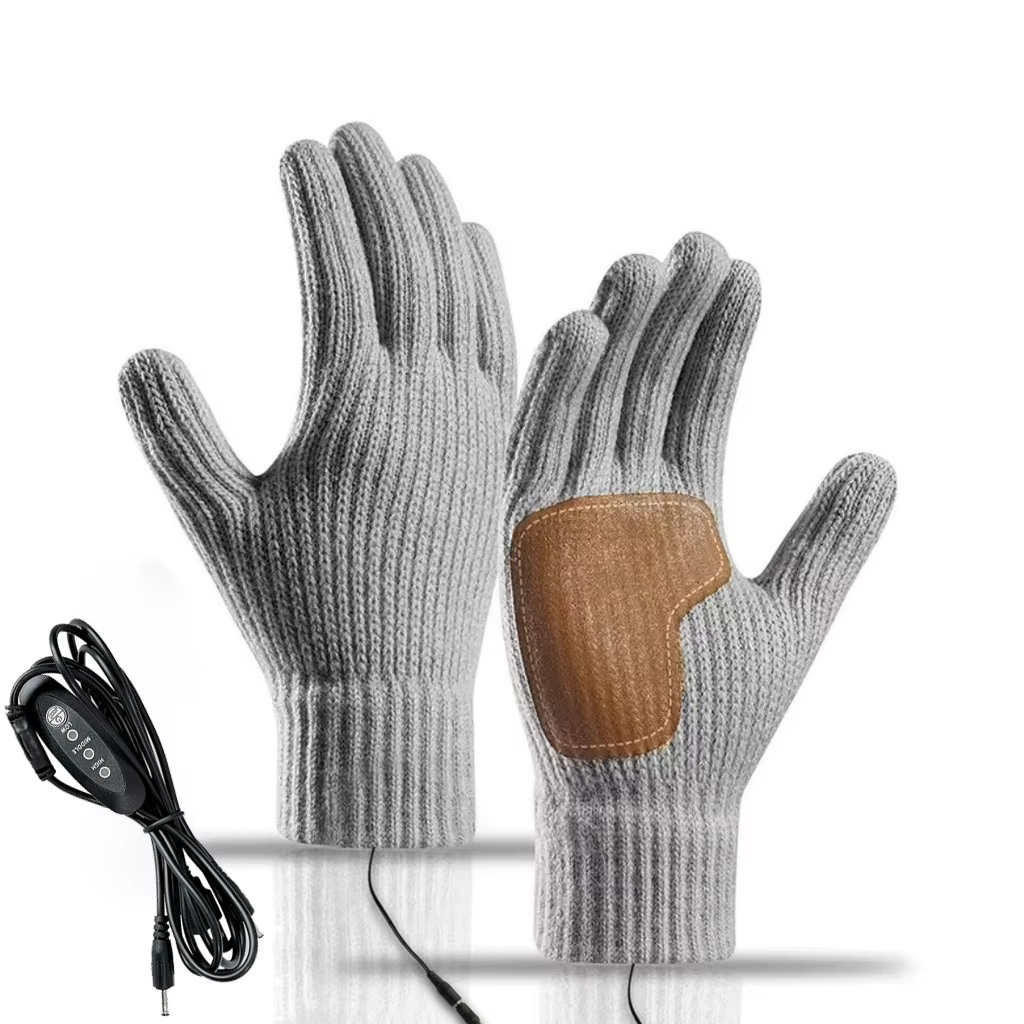 Guantes Térmicos con Calefacción Ajustables para Pesca de Invierno