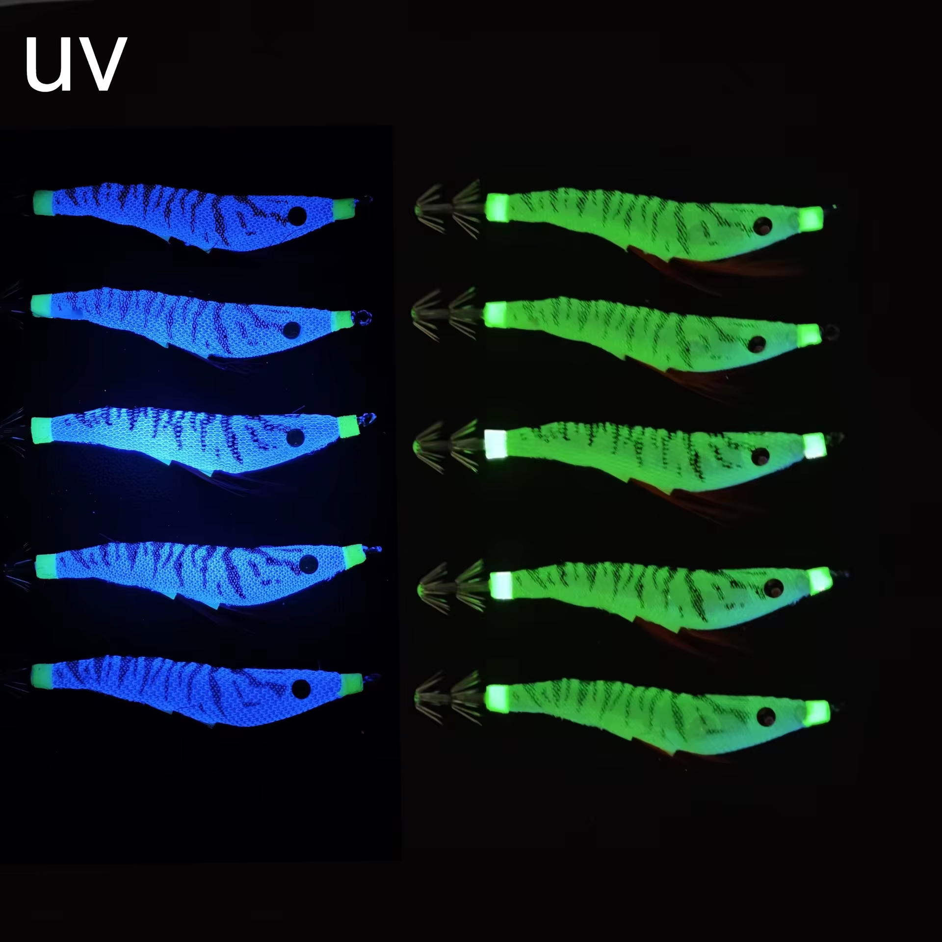 Señuelos Luminosos para Pesca Marina de Camarón y Calamar - imagen 2