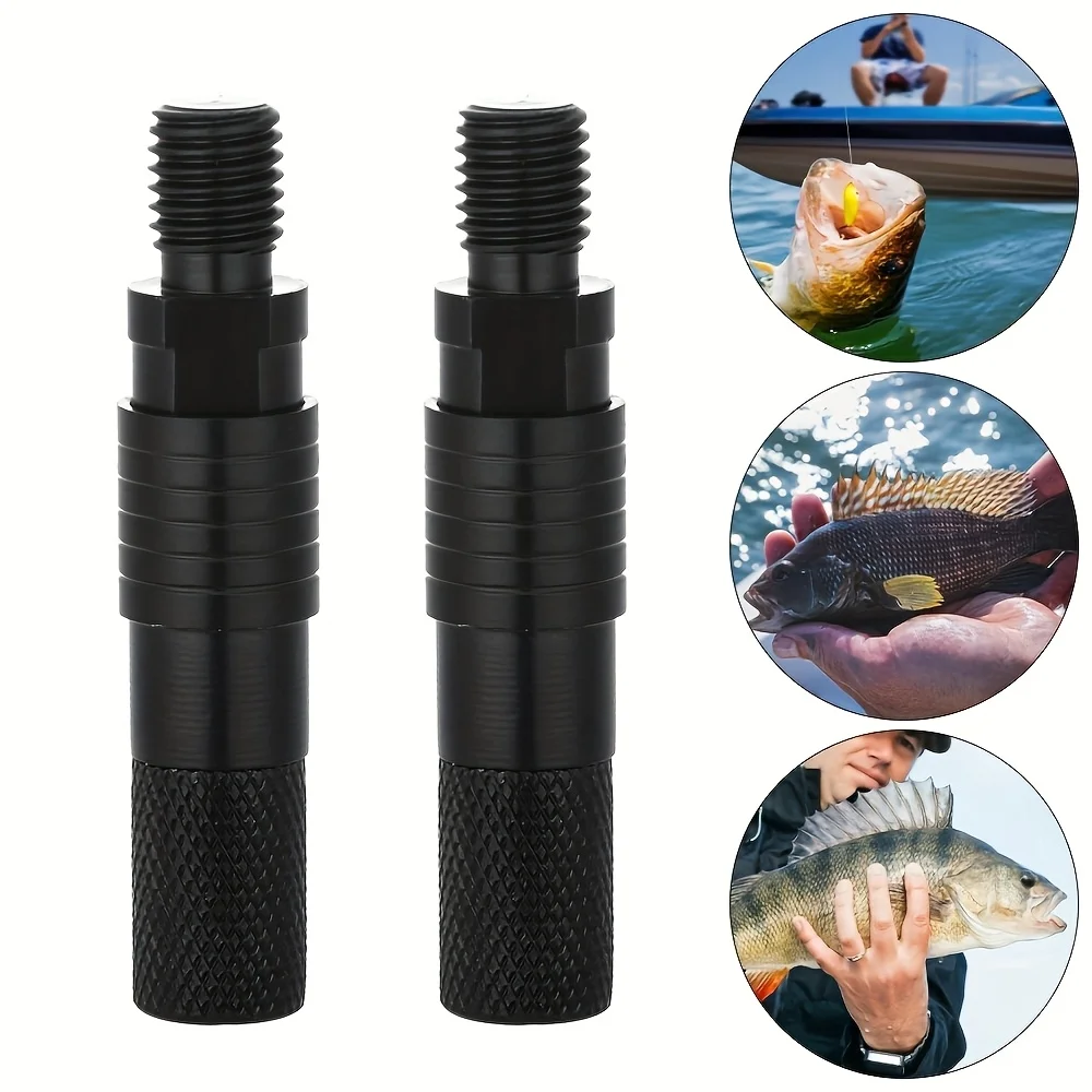 Adaptador rápido metálico de soporte y alarma para pesca - imagen 5