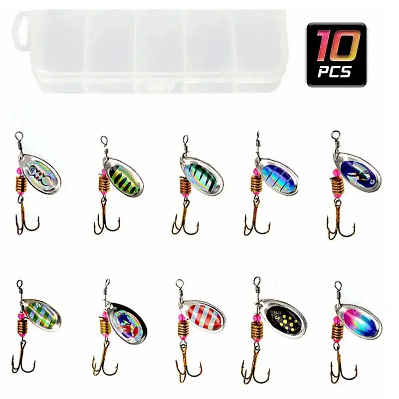 Señuelos Metal Spoon Spinner Oscilantes – Cebo Artificial para Pesca Deportiva