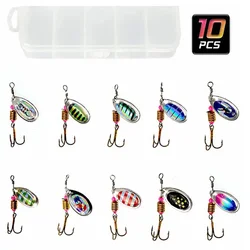 Señuelos Metal Spoon Spinner Oscilantes – Cebo Artificial para Pesca Deportiva