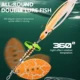 WALK FISH Juego de señuelos con lentejuelas giratorias luminosas - imagen 4