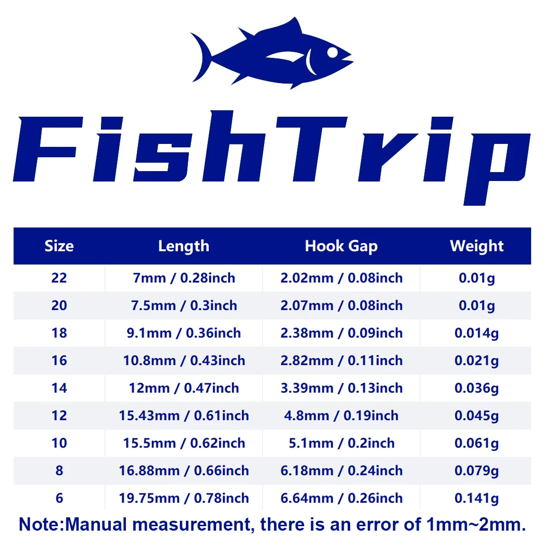 FishTrip Anzuelos para Moscas Secas Vástago Largo Trucha Carbono - imagen 5