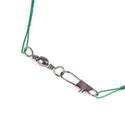 Línea de pesca acero antimordida con alambre giratorio 15-30 cm