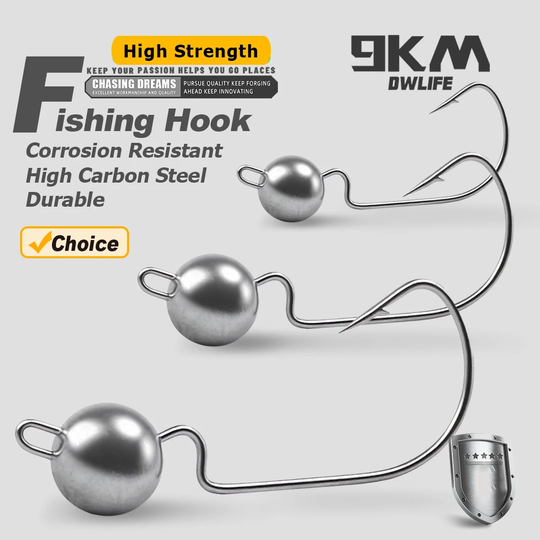 Anzuelos Jig Head EWG 9KM para pesca en agua salada