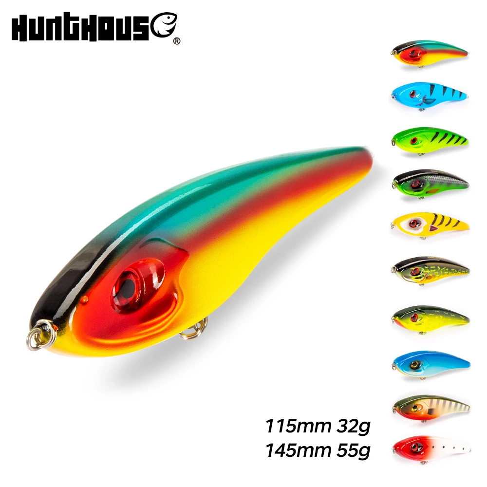 Hunthouse LW129 VIB – Señuelo para Muskie con sonido fuerte - imagen 4
