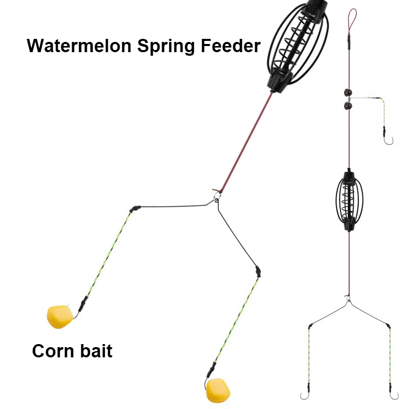 Aparejo Carpa con Alimentador Melón – Anzuelos Nº9 - imagen 4
