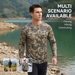 Kylebooker Camiseta de pesca UV manga larga UPF alta