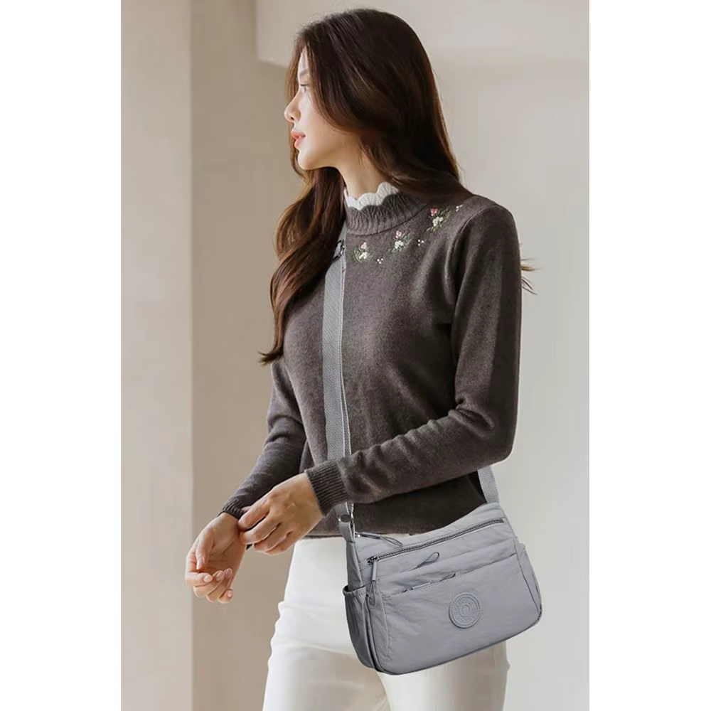 Bolso Bandolera Nylon Impermeable – Correa Ajustable y Varios Bolsillos
