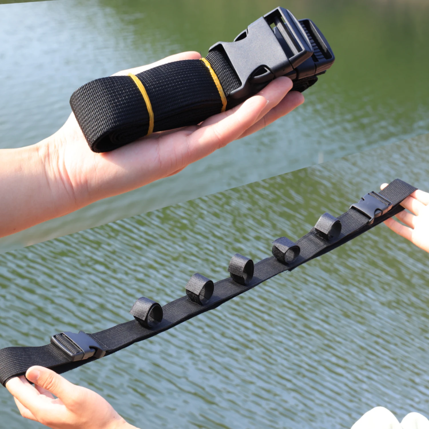 Sougayilang Correas Elásticas para Luya – Pesca Portátil y Resistente - imagen 3