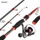 DEUKIO Set pesca caña ultraligera de carbono y carrete
