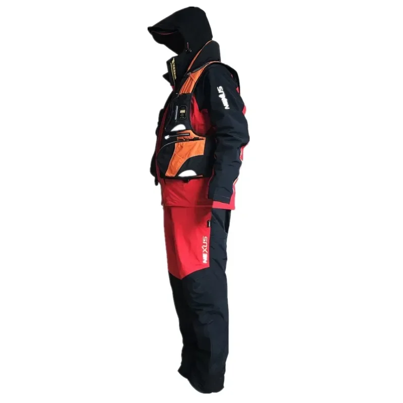 Traje de pesca impermeable para hombre – Chaqueta y pantalón térmicos - imagen 2
