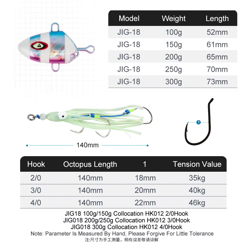 Jig Inchiku Obsession J18 – Bala metal para jigging fondo