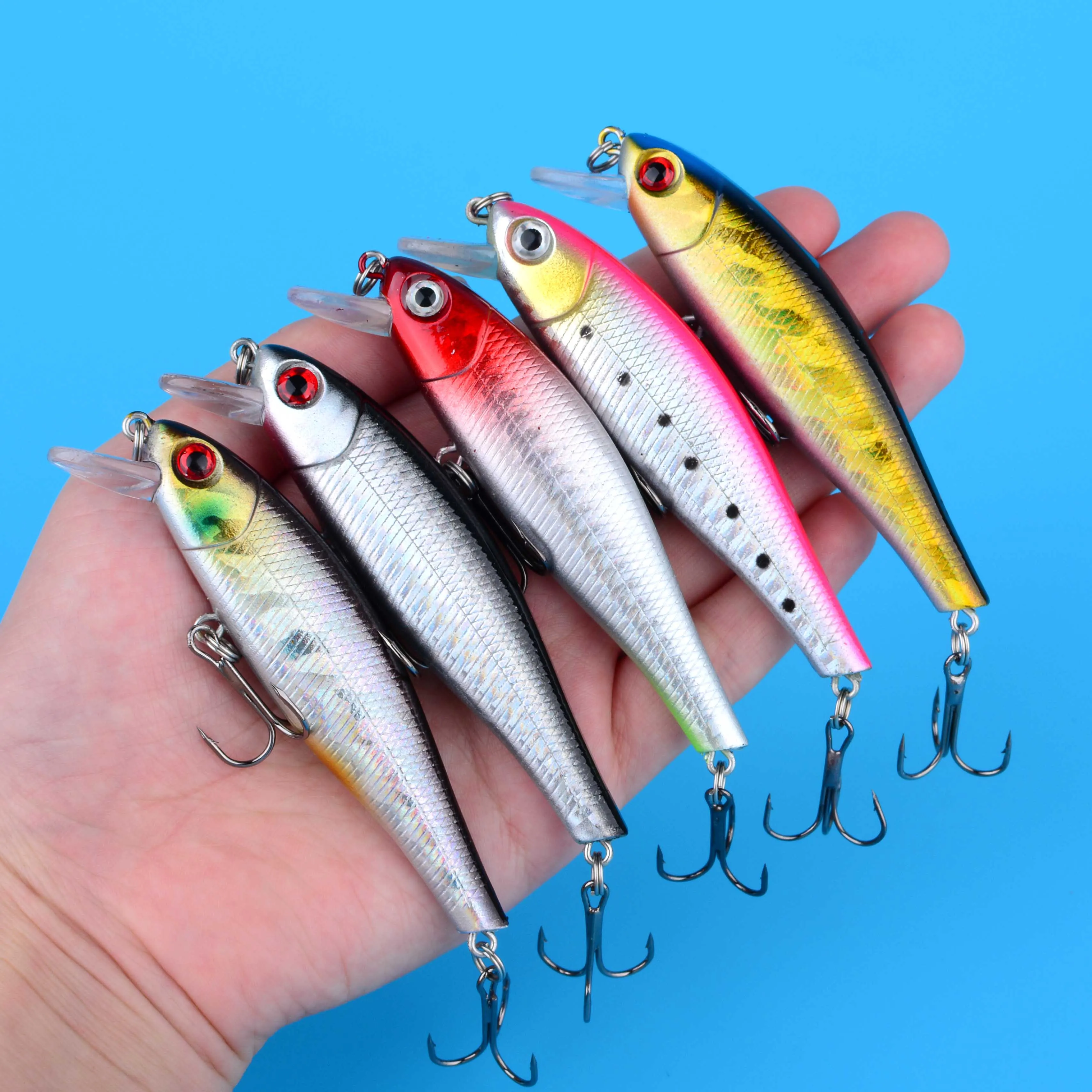 Señuelo flotante Minnow con diseño japonés para pesca