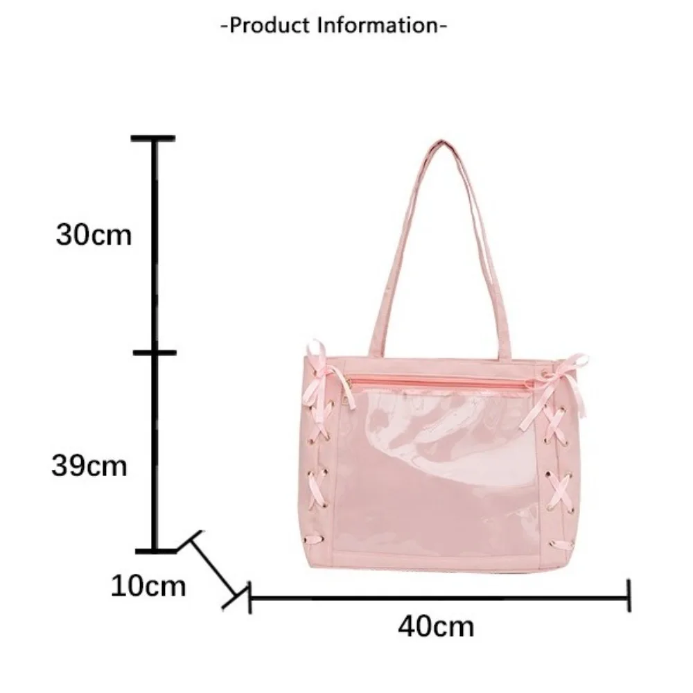 Bolso tote con cordón estilo ballet Y2K – gran capacidad - imagen 5