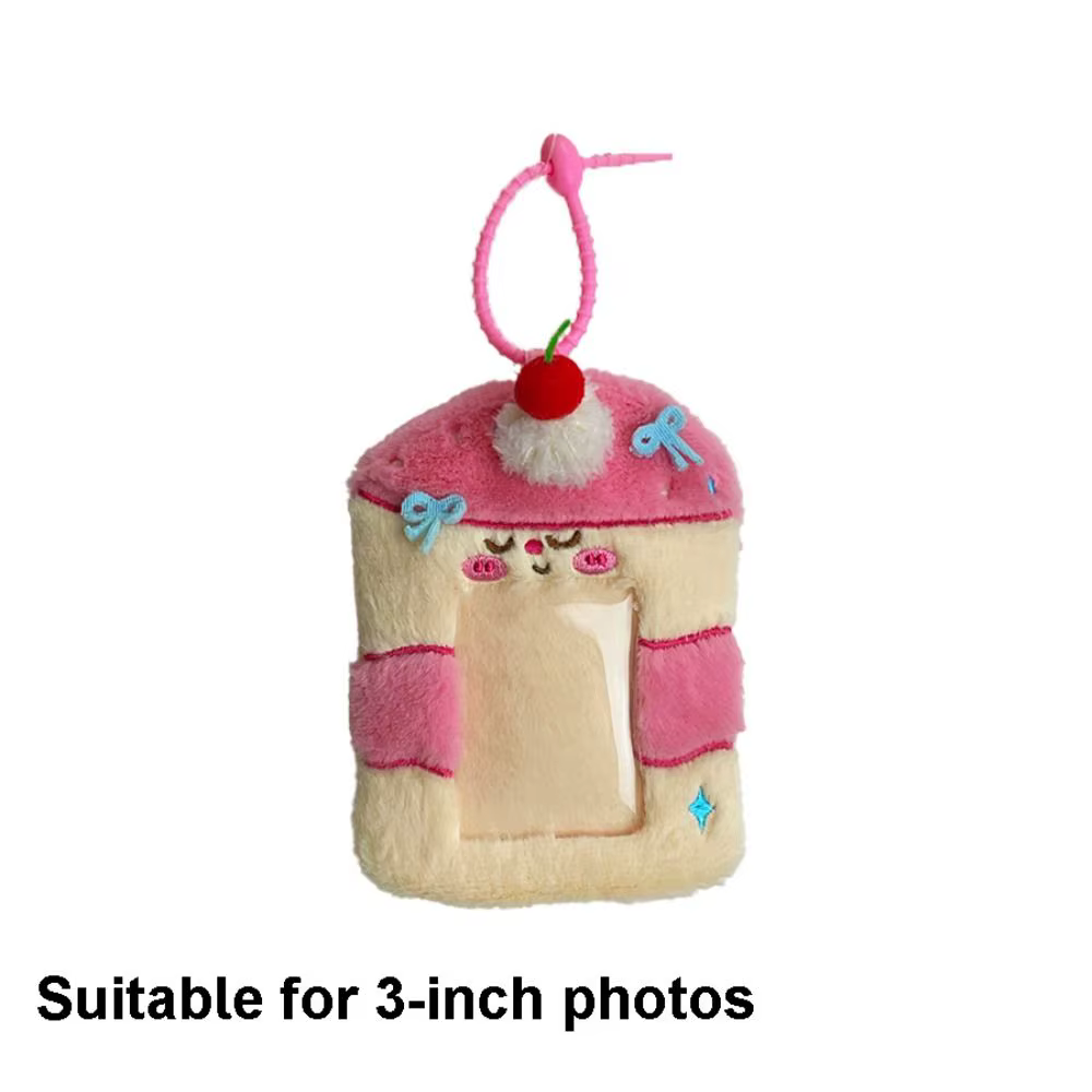 Funda Kawaii para Tarjetas 3″ con Llavero – Protector Suave para Fotos