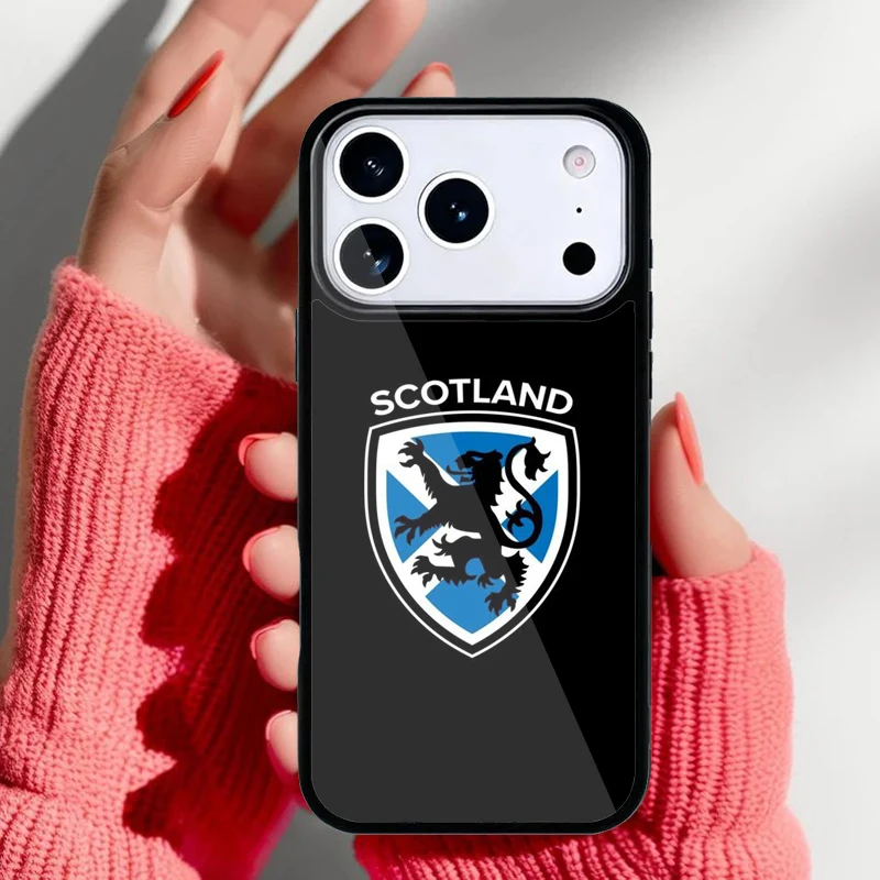Funda con bandera de Escocia para iPhone — vista frontal