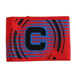 Brazalete de capitán de fútbol ajustable de nailon profesional