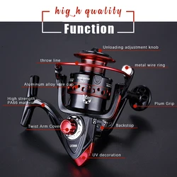 Carrete Giratorio Spinning Alta Velocidad – Pesca deportiva