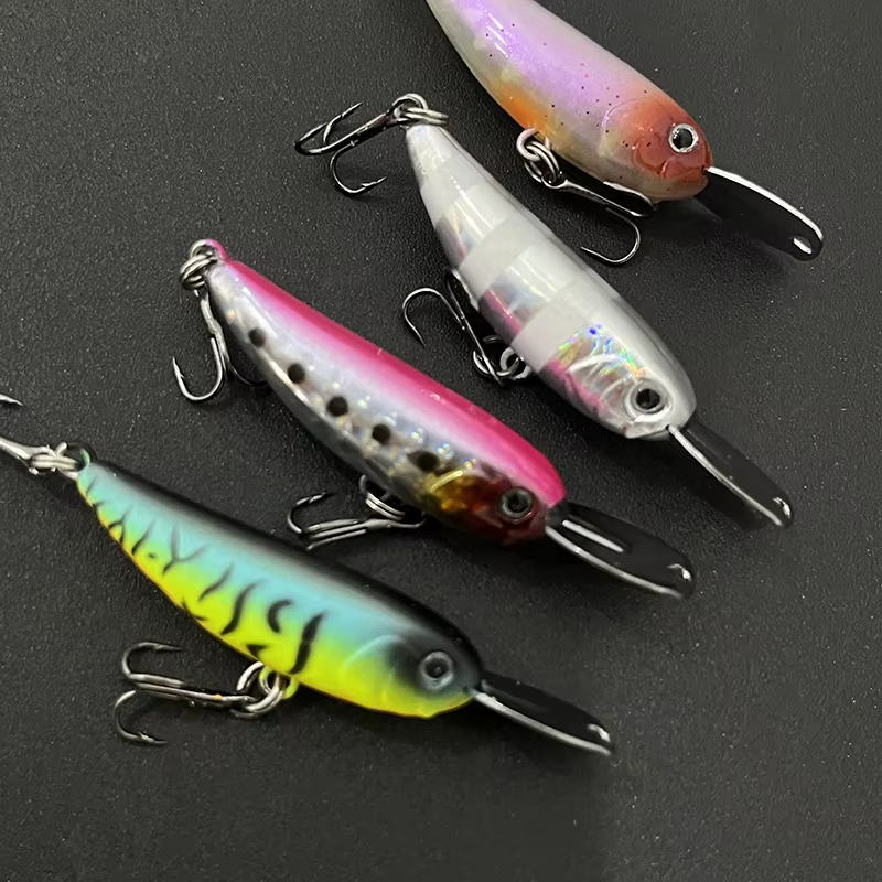 Señuelo Minnow de Hundimiento Rápido 40 mm con Labio Metálico - imagen 2