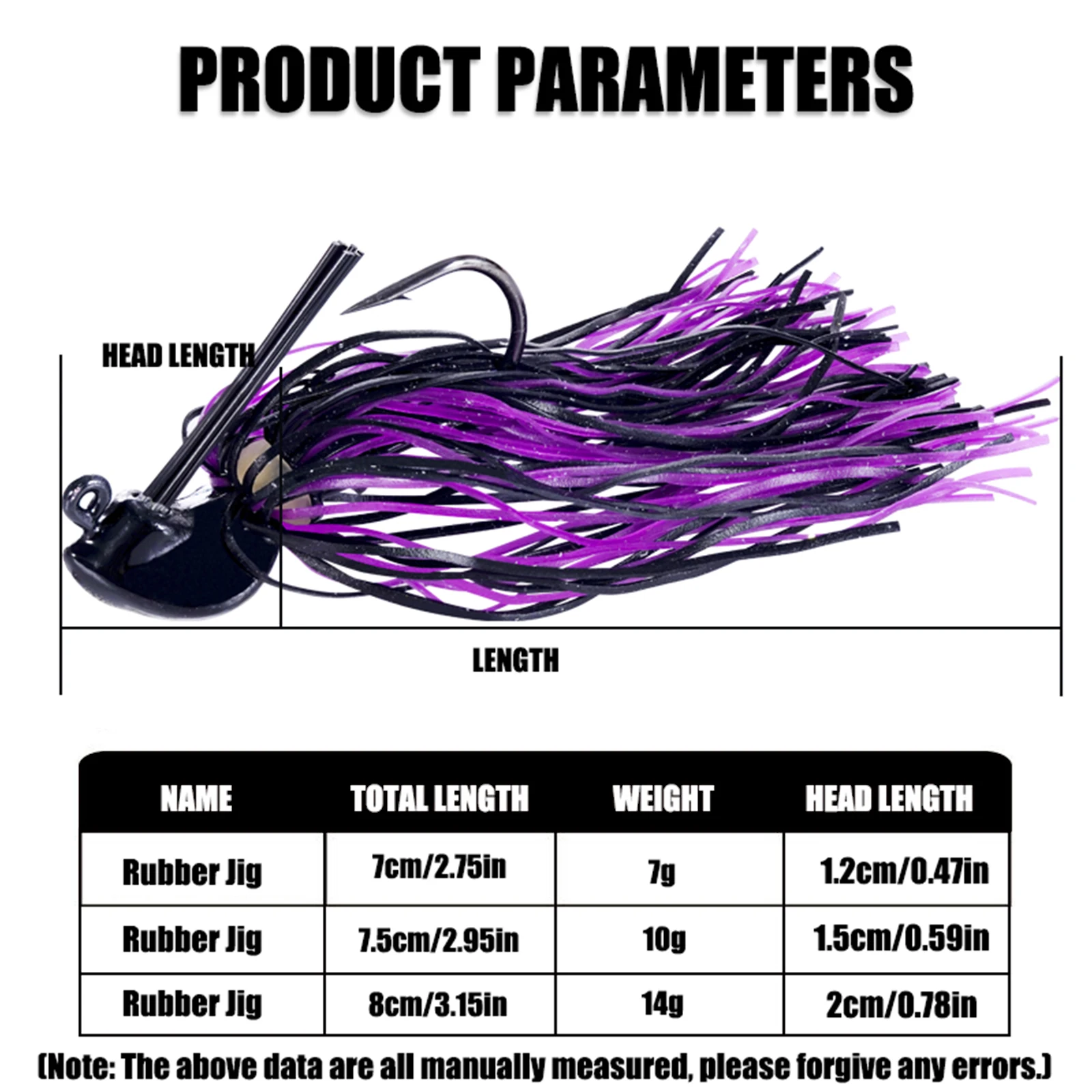Cebo Artificial de Vinilo para Lúcio – Jig Head 14-17g - imagen 3