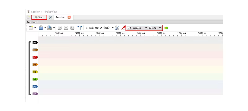 Configuración de canales en PulseView