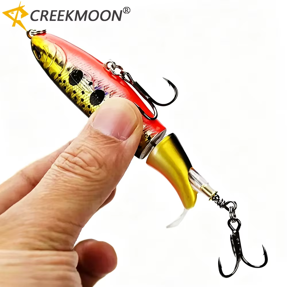 Popper de Superficie con Cola Giratoria – Señuelo Duro 9cm - imagen 4