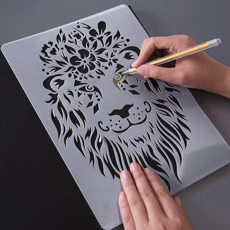 Plantillas para pintar con animales – Láminas de encaje decorativas - imagen 4