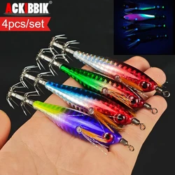 Señuelo Luminoso de Calamar Ackibbik – Cebo Rígido para Pesca en Agua Salada