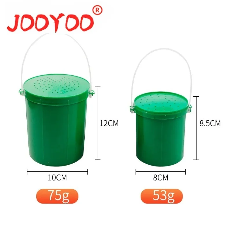 Cubo cebo vivo transpirable para lombrices rojas y señuelos ligeros - imagen 3
