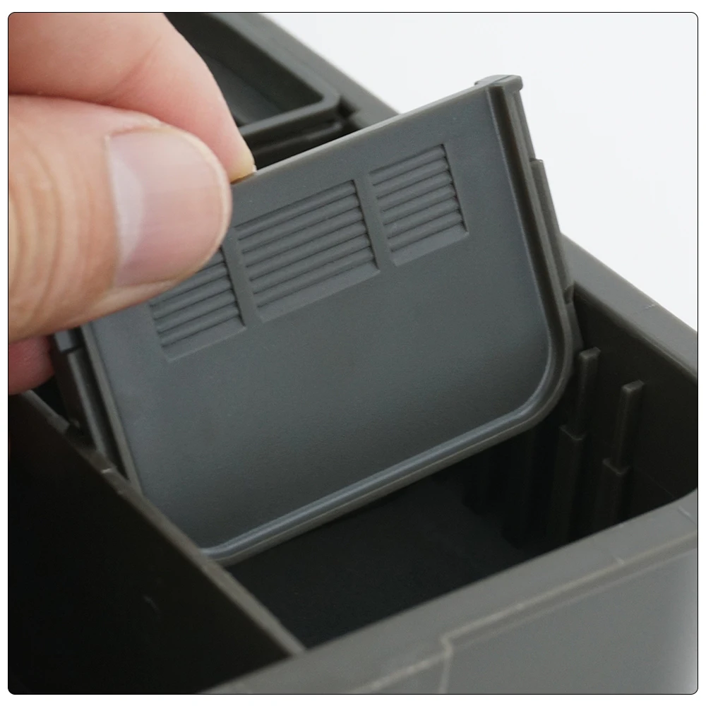 Diseño de caja con compartimentos