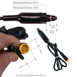Interruptor de Corte de Freno para Bicicleta Eléctrica Impermeable 2/3 Pines