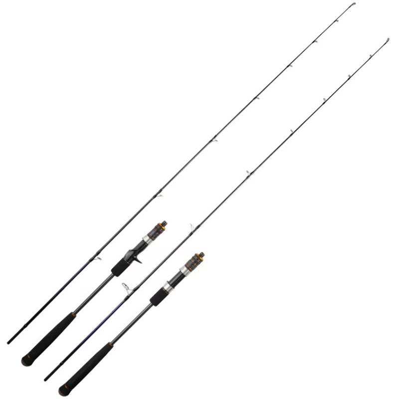 Caña de jigging lento carbono sólido guías Fuji MH para barco macarela