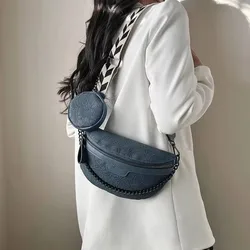 Bolso de Pecho de PU de alta calidad con bordado de lujo