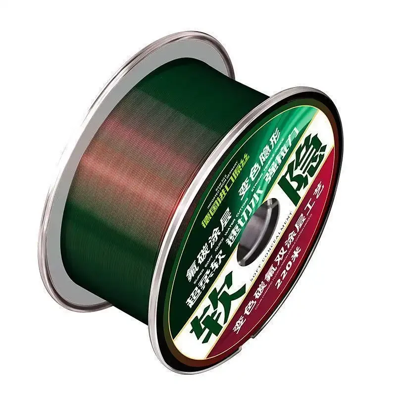 Línea de pesca fluorocarbono invisible con cambio de color - imagen 5