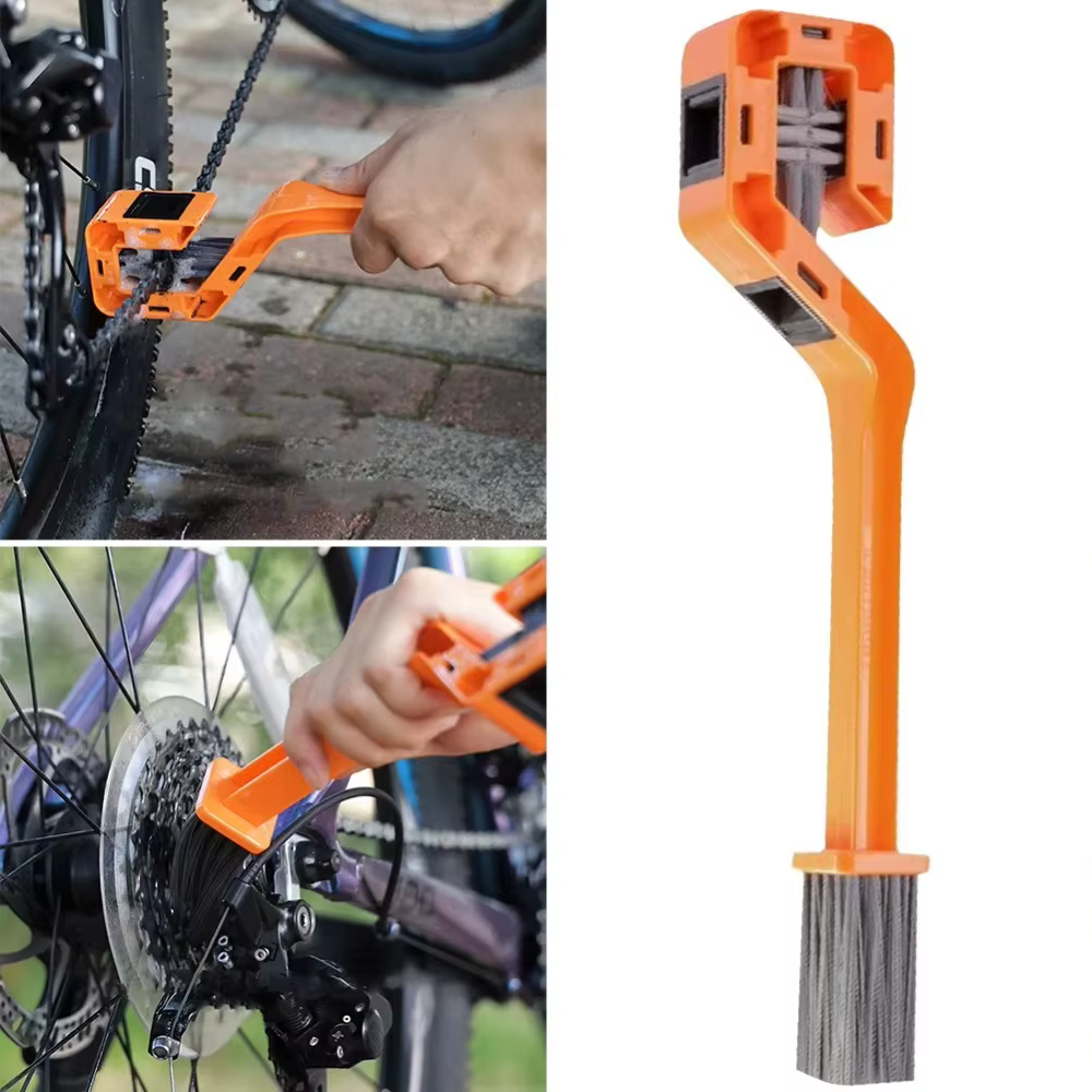 Cepillo limpieza cadena doble cabezal ABS portátil multifunción - imagen 2