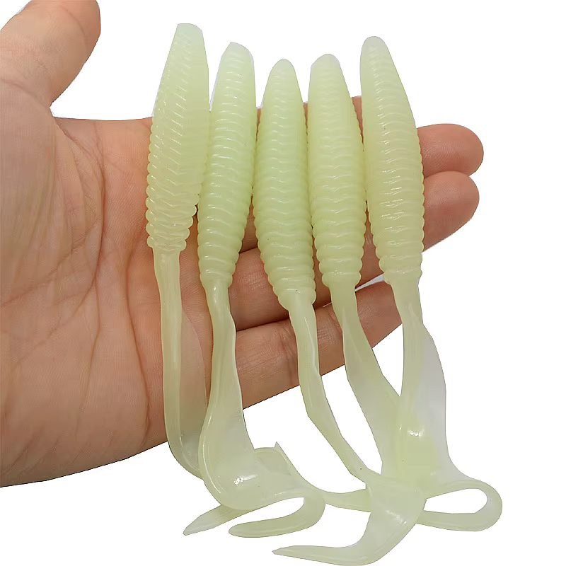 Señuelo blando JYJ larva 13cm – Cola larga para lubina - imagen 3