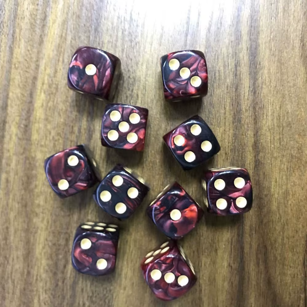 Dados D6 Translúcidos 16mm – Set de 10 para Juegos de Rol y Mesa - imagen 2