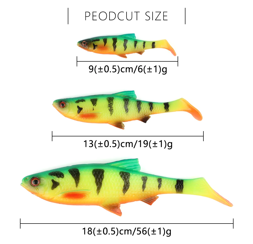 Señuelo en uso durante pesca de lubina