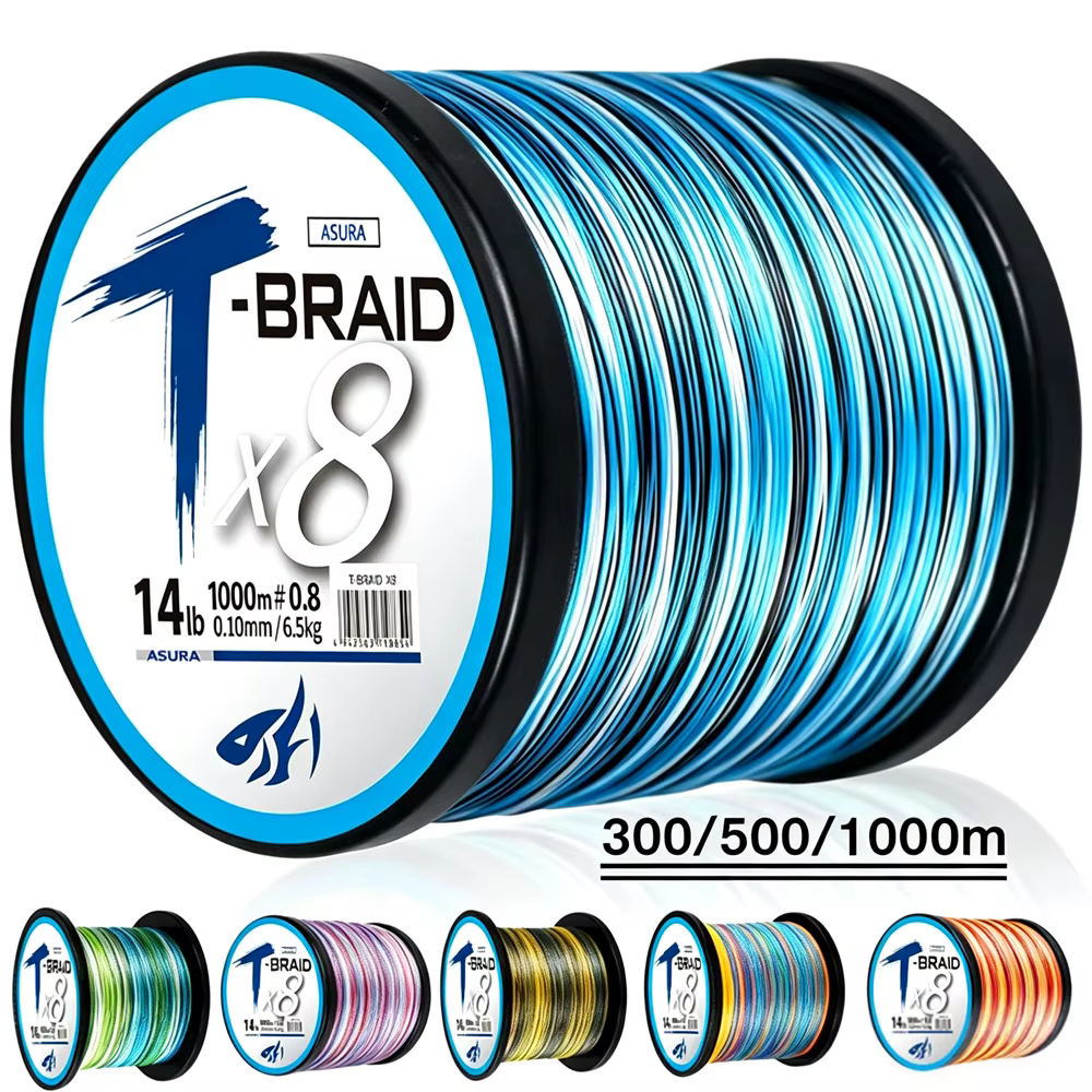 ThornsLine X8 Línea trenzada PE 8 hebras súper resistente