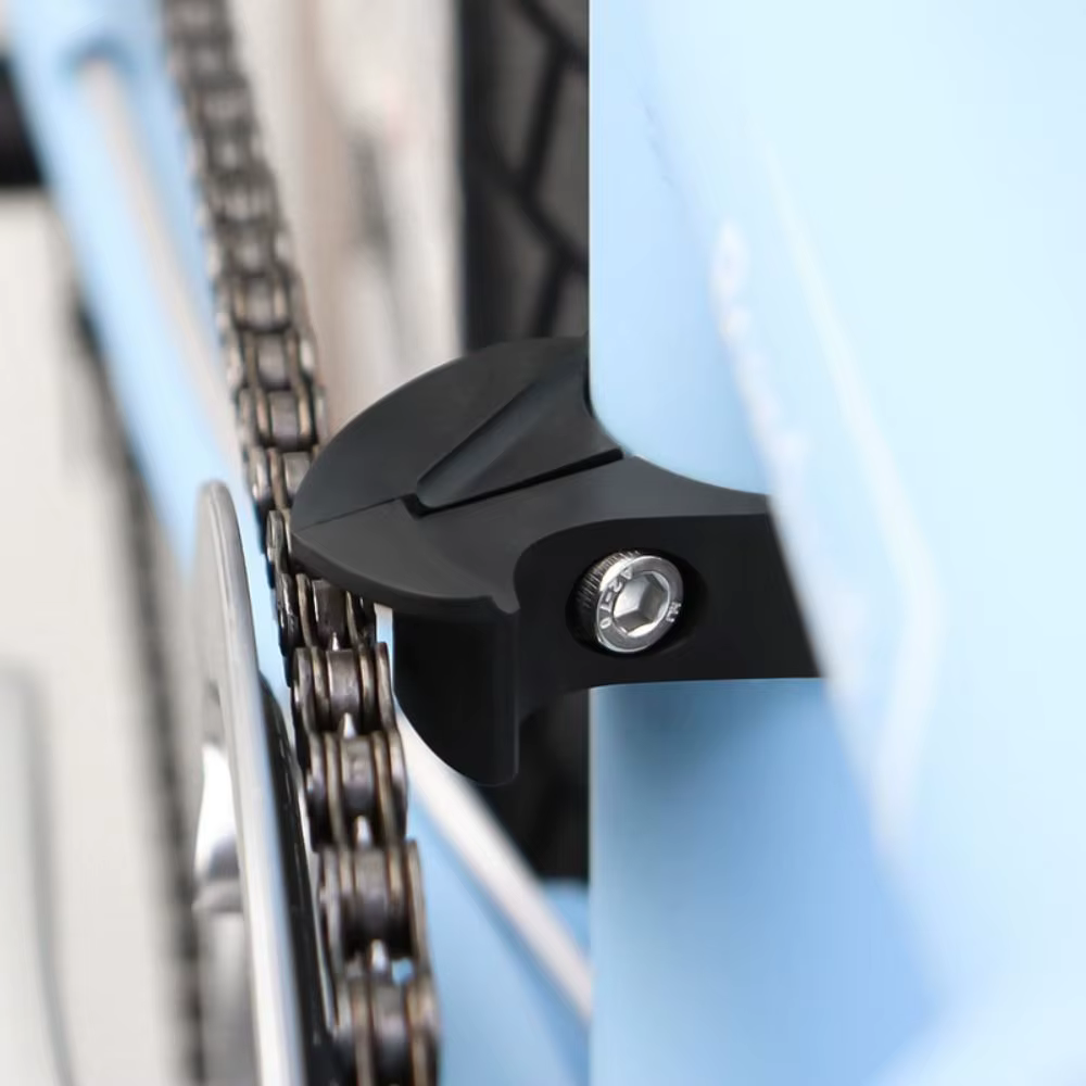Guía de cadena anticaída para bicicleta plegable con abrazadera - imagen 2