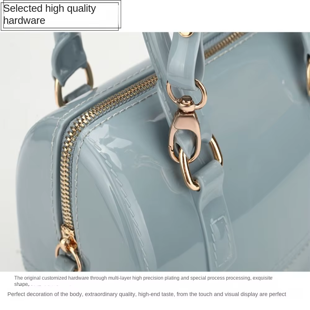 Bolso Crossbody Transparente Mujer – PVC Estilo Jelly - imagen 4