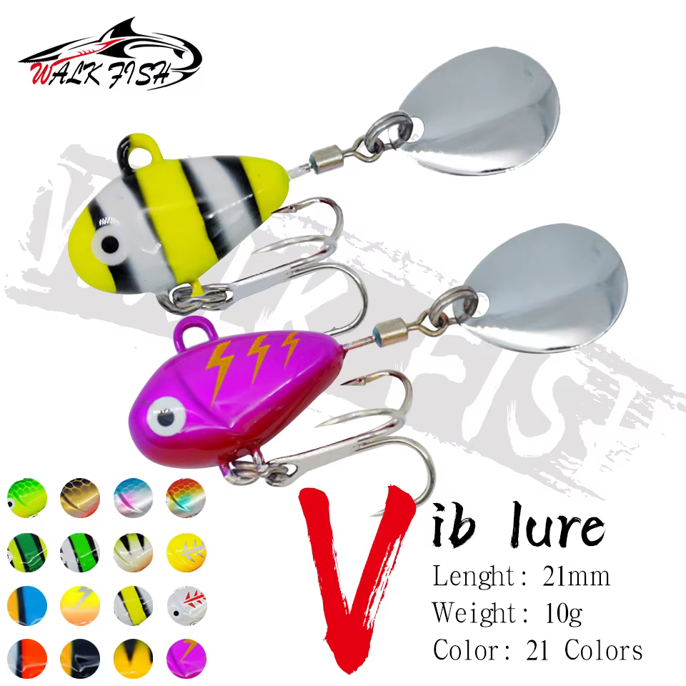 Walk Fish Spinner 10g – Señuelo giratorio Sounders micropartículas 2,1 cm - imagen 3